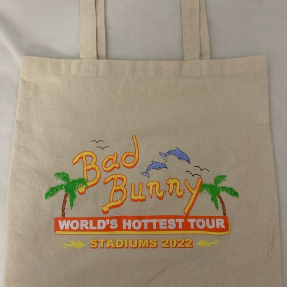 Bad bunny Un Verano Sun Ti tote bag official merch - Picture 2 of 4